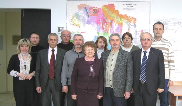Members of the department of Geology of Mineral Deposits